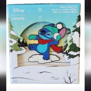 Disney/Loungefly Lilo+Stitch GIANT Glitter Enamel Disney Pin, Limtd Ed OPEN BOX